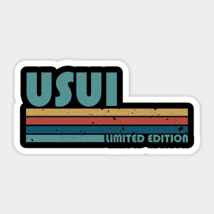 Proud Limited Edition Usui Name Personalized Retro Styles Sticker